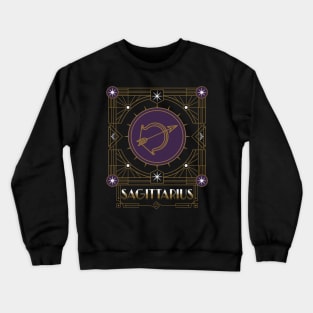 Great Sagittarius Deco Crewneck Sweatshirt